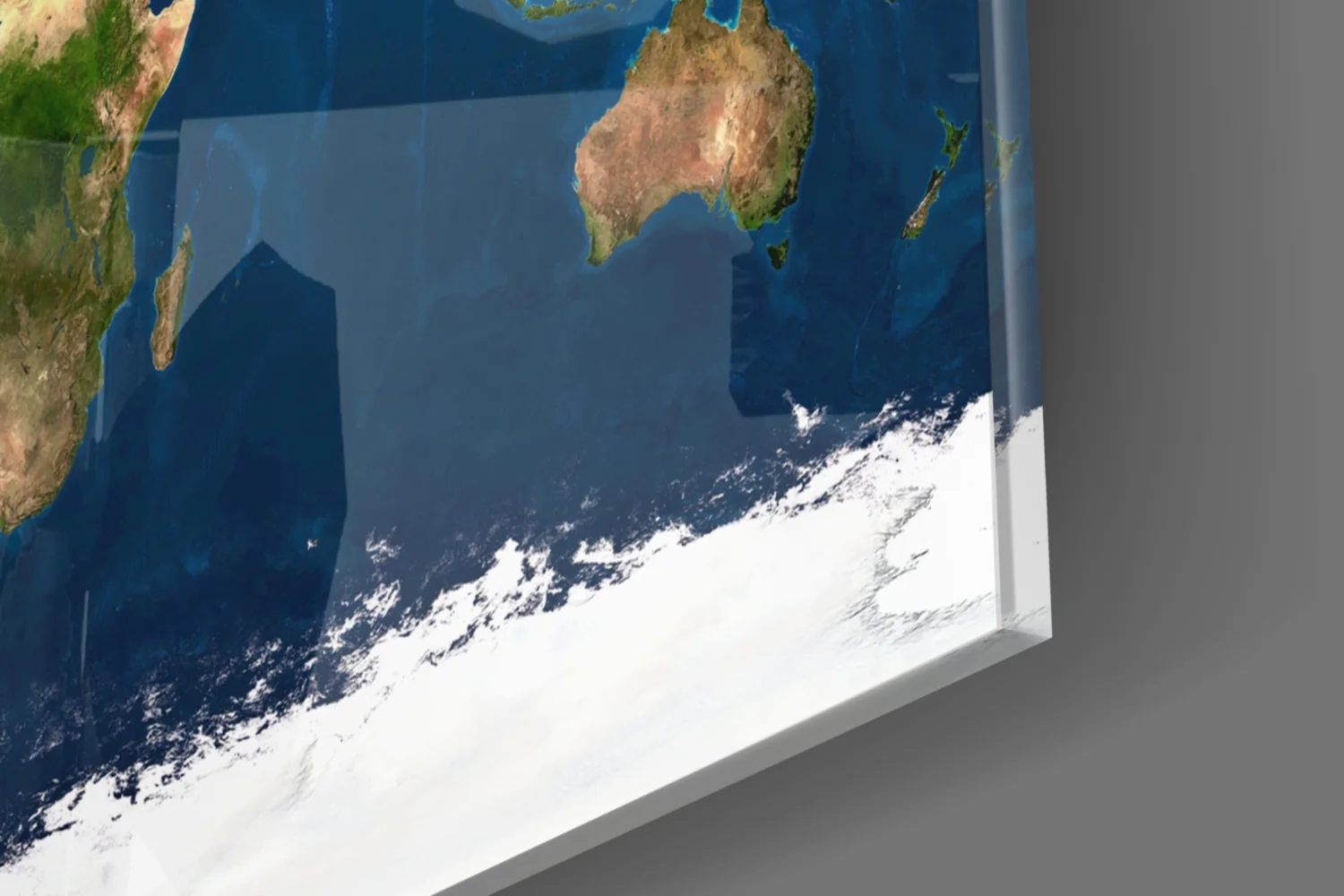 World Map Glass Wall Art - Image 8
