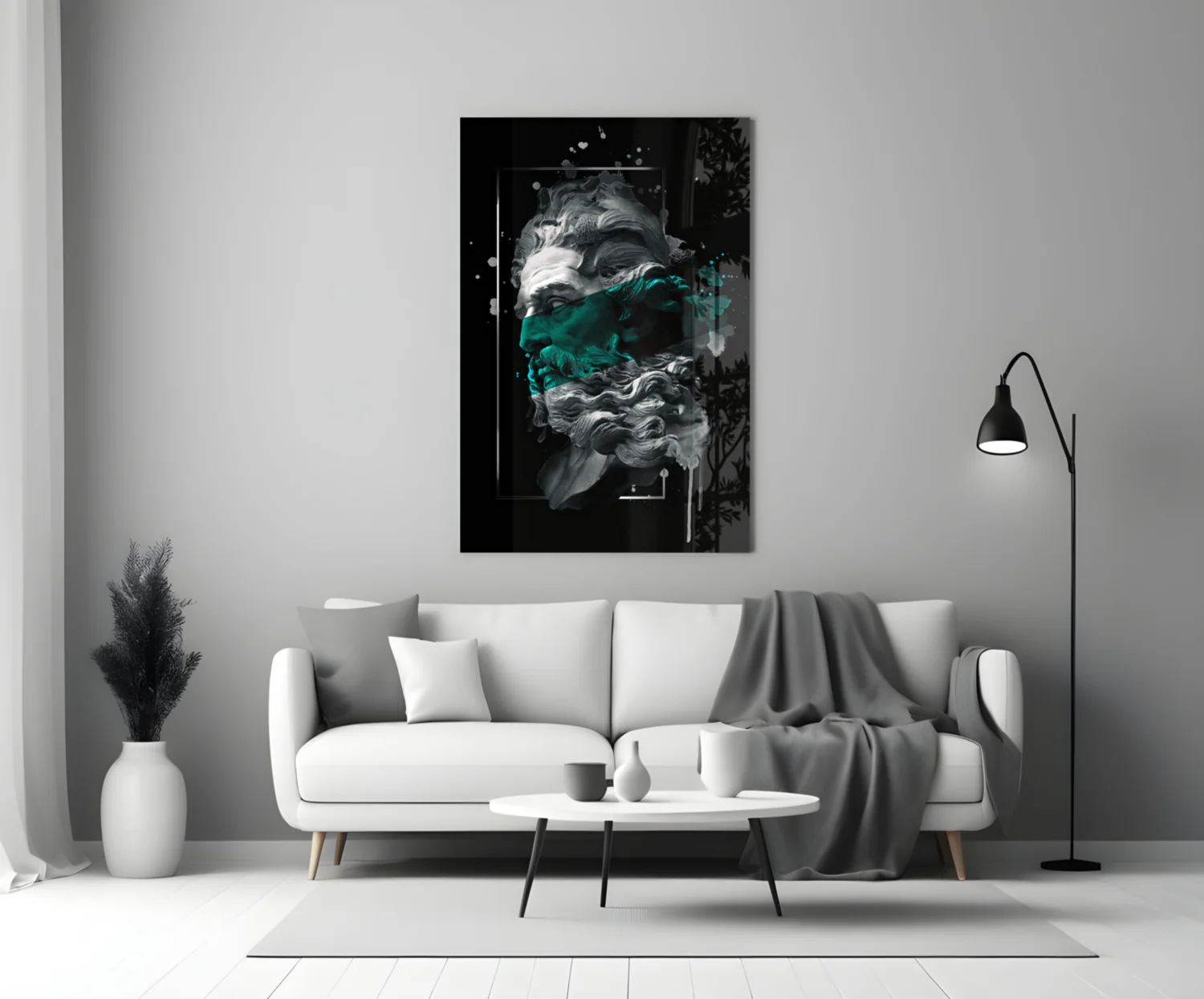 Poseidon Glass Wall Art - Image 4