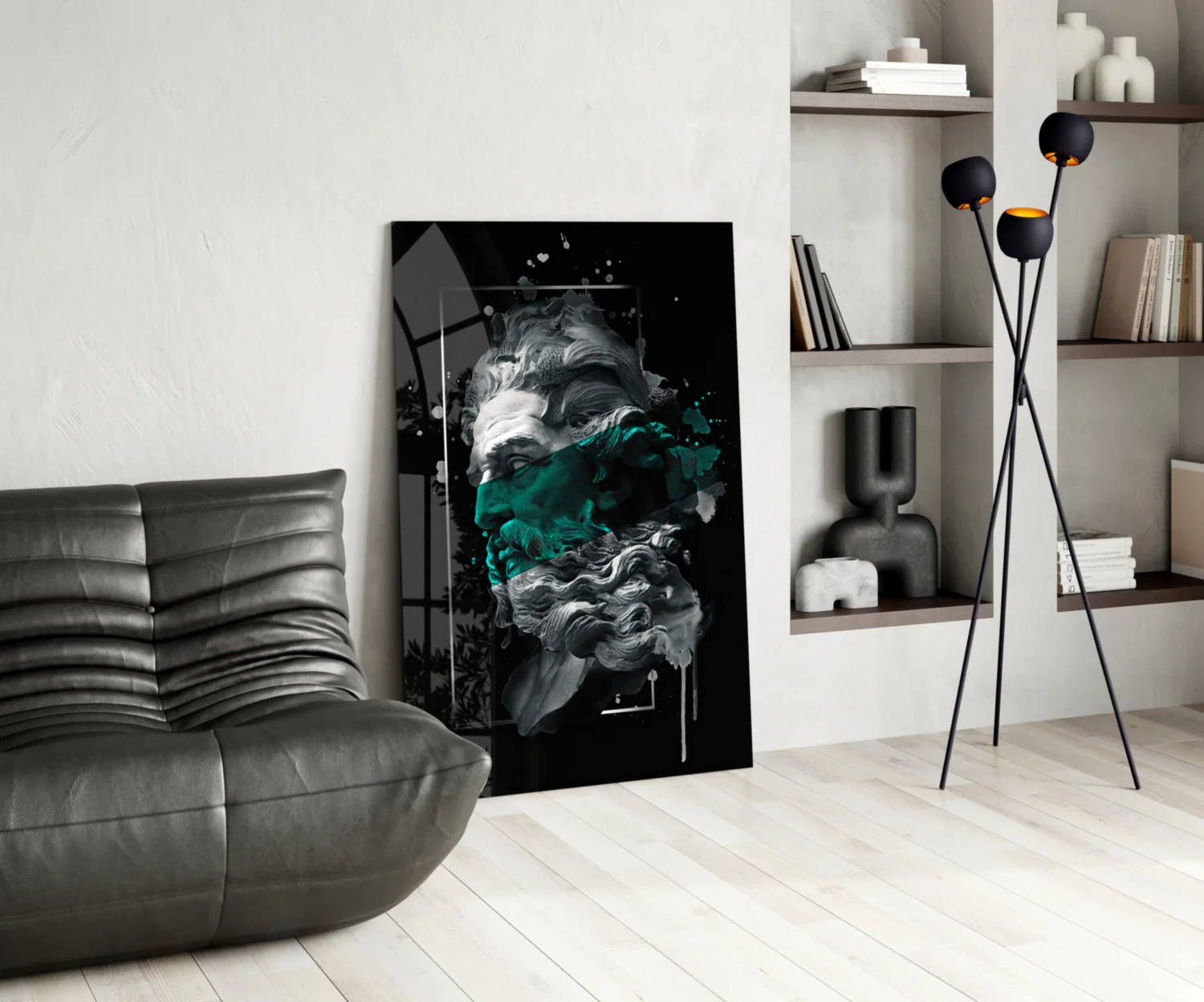 Poseidon Glass Wall Art - Image 6
