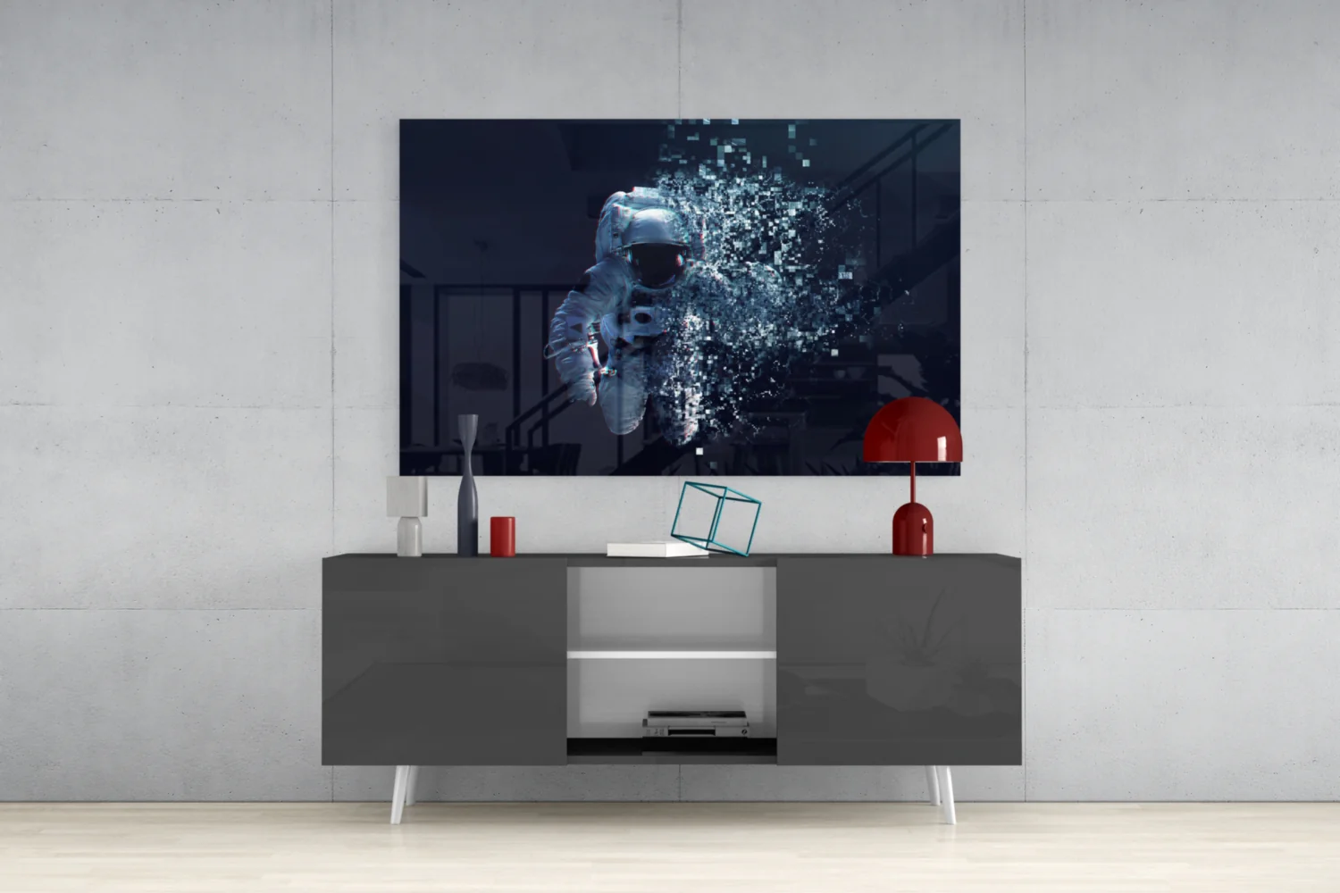Astronaut Glass Wall Art - Image 9