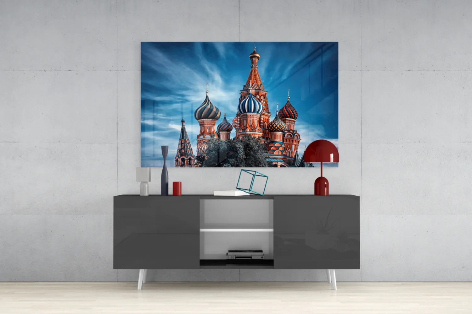 St. Basil's Cathedral Glass Wall Art - Image 9