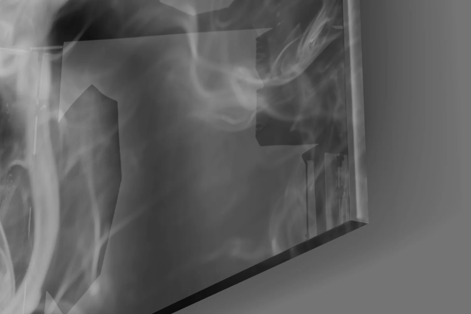 Smoke Dance Glass Wall Art - Image 8