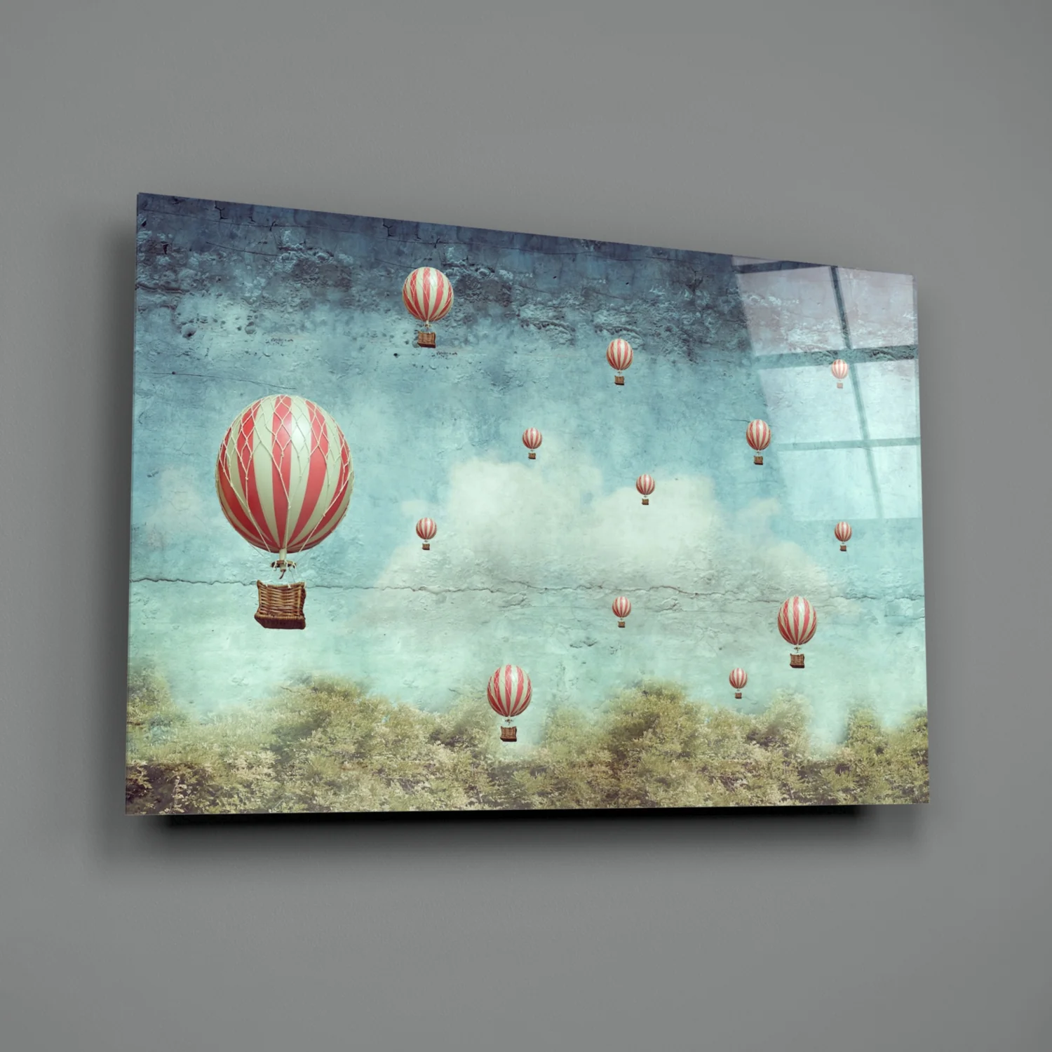 Balloon Glass Wall Art - Image 3