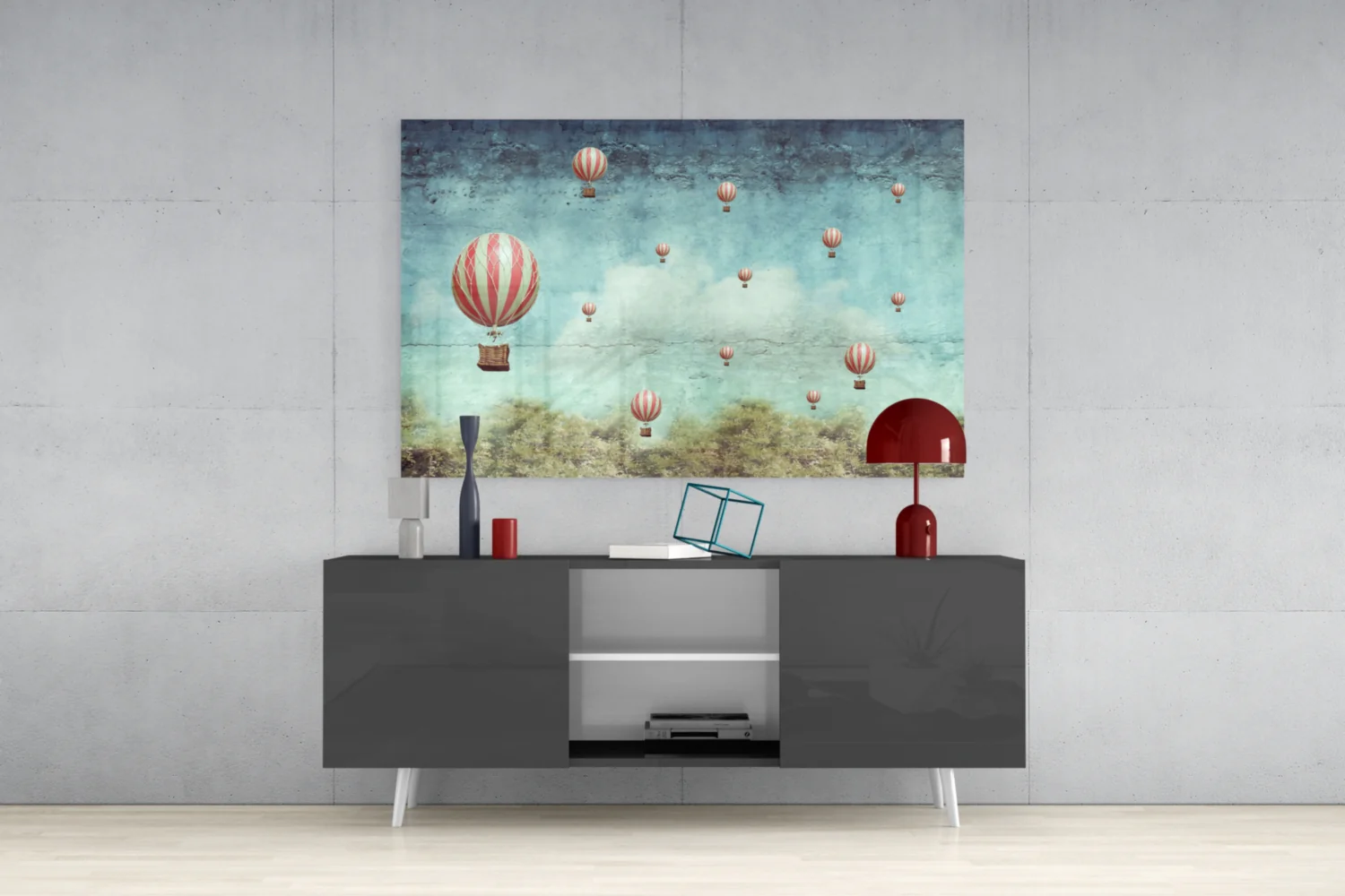 Balloon Glass Wall Art - Image 9