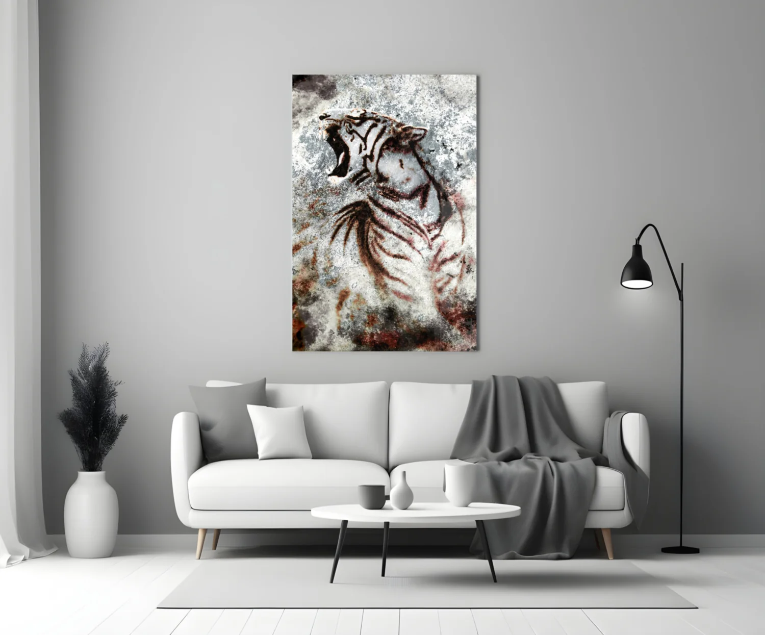 Tiger Glass Wall Art - Image 4