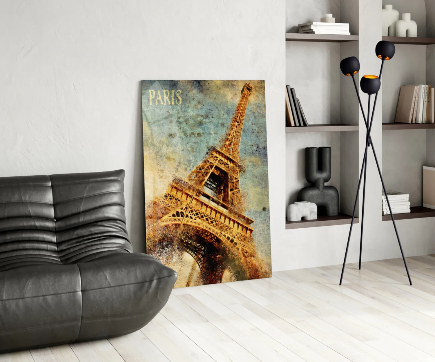 Eiffel Tower Glass Wall Art - Image 6
