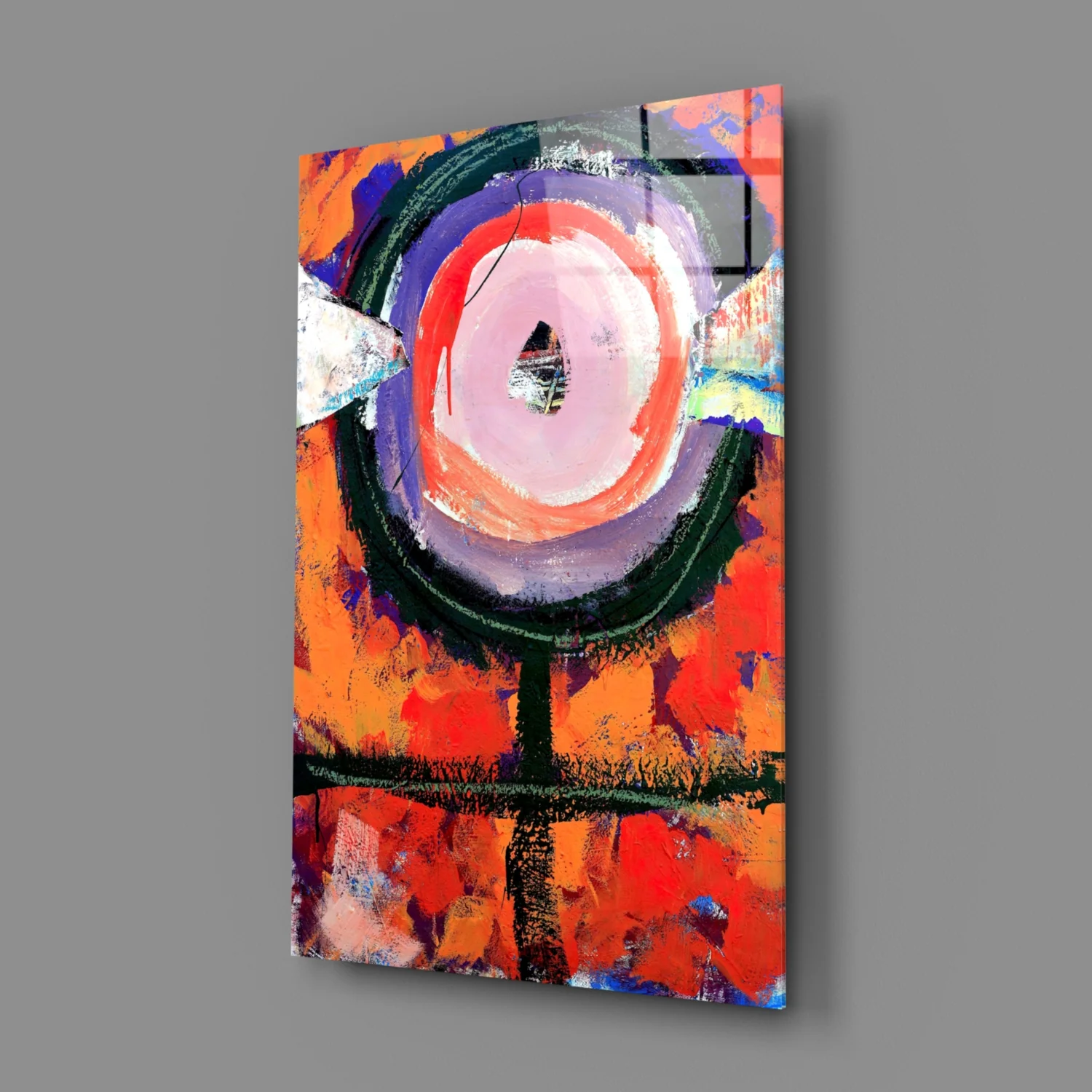 Abstract Glass Wall Art - Image 3