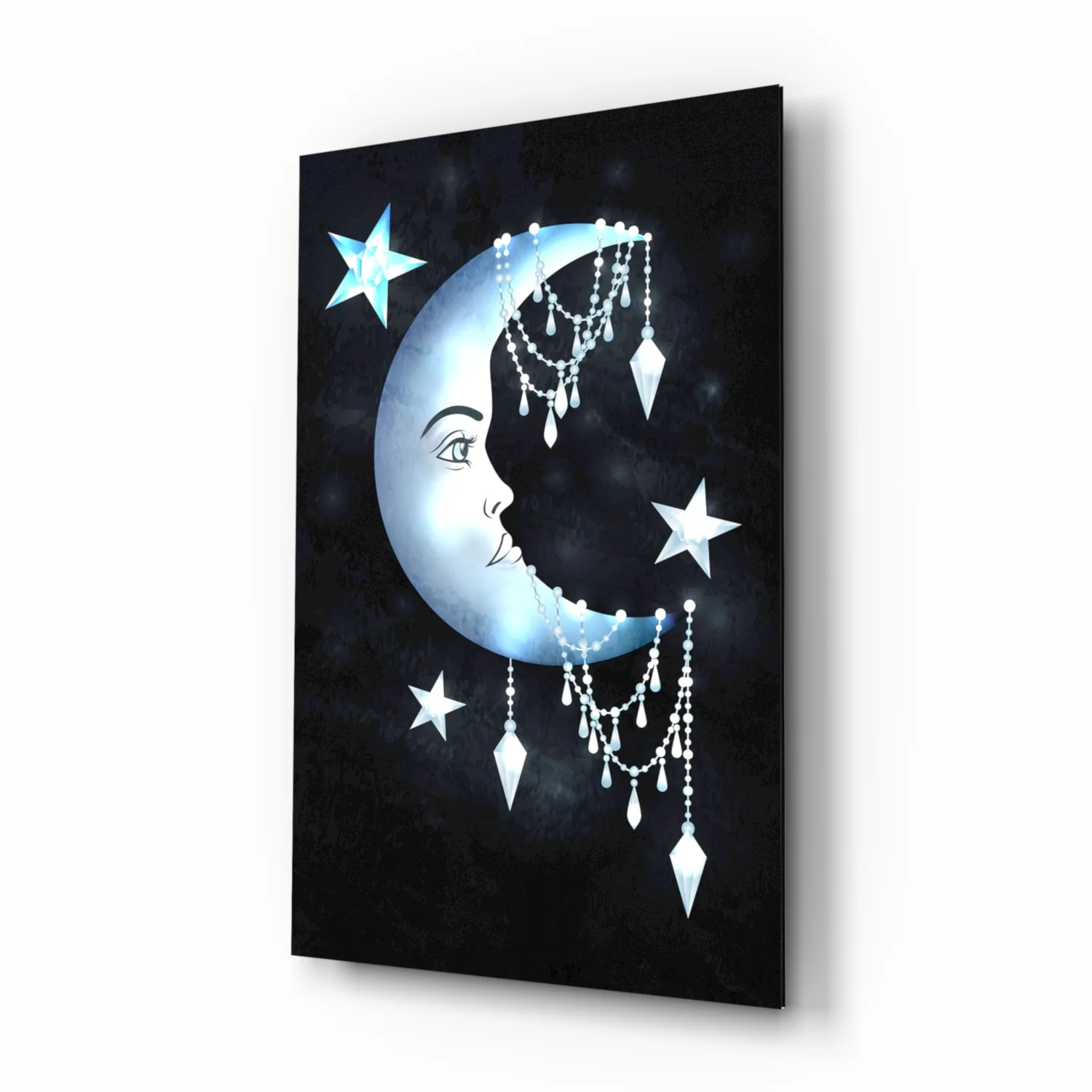 Moon Star Glass Wall Art - Image 2