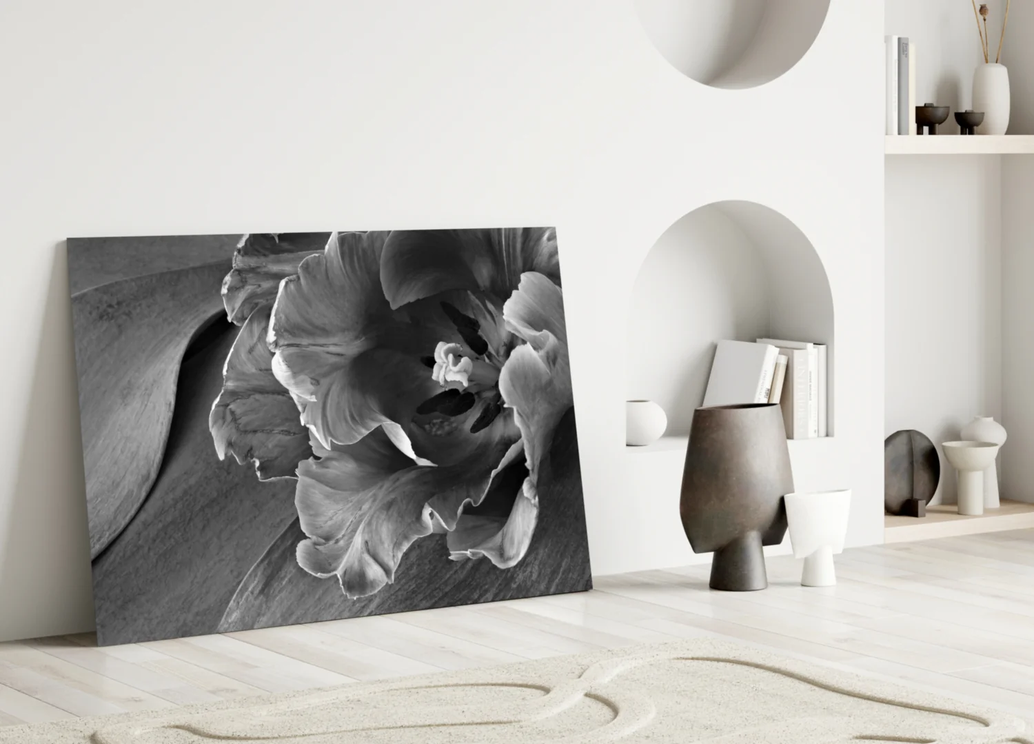 Flower Glass Wall Art - Image 4