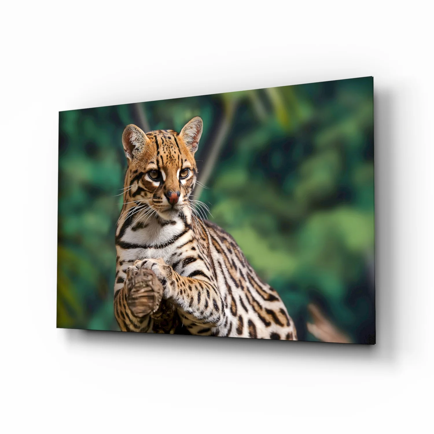 Cheetah Glass Wall Art - Image 2