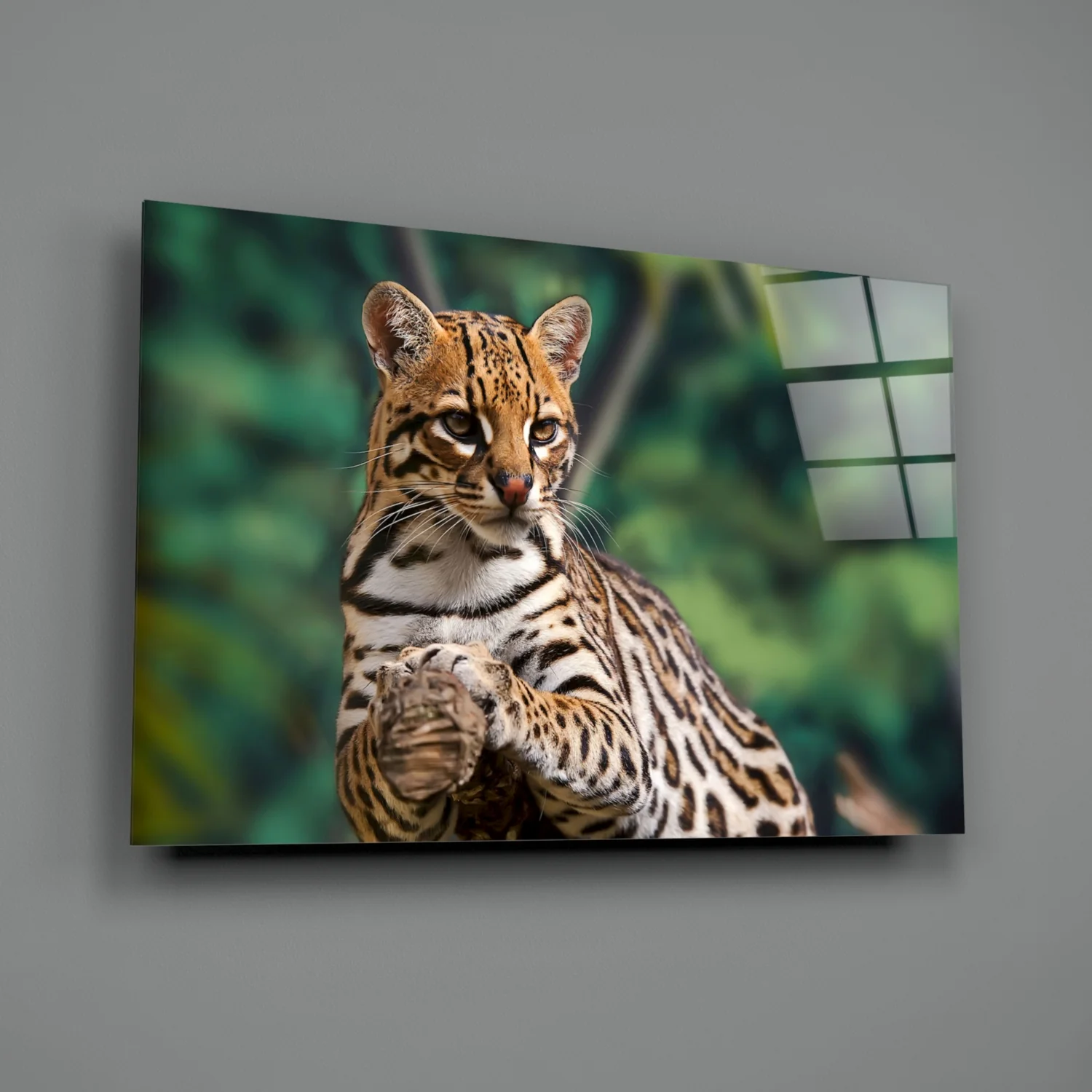 Cheetah Glass Wall Art - Image 3