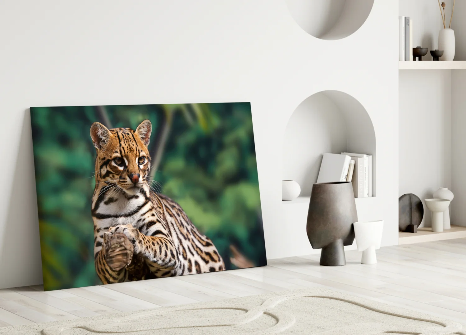 Cheetah Glass Wall Art - Image 4