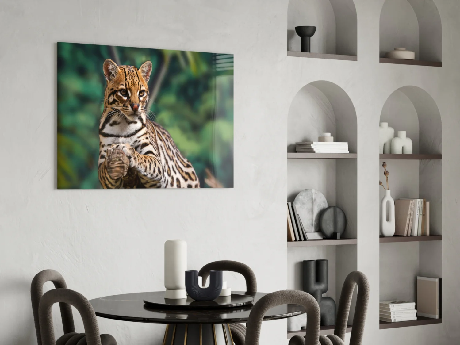 Cheetah Glass Wall Art - Image 6