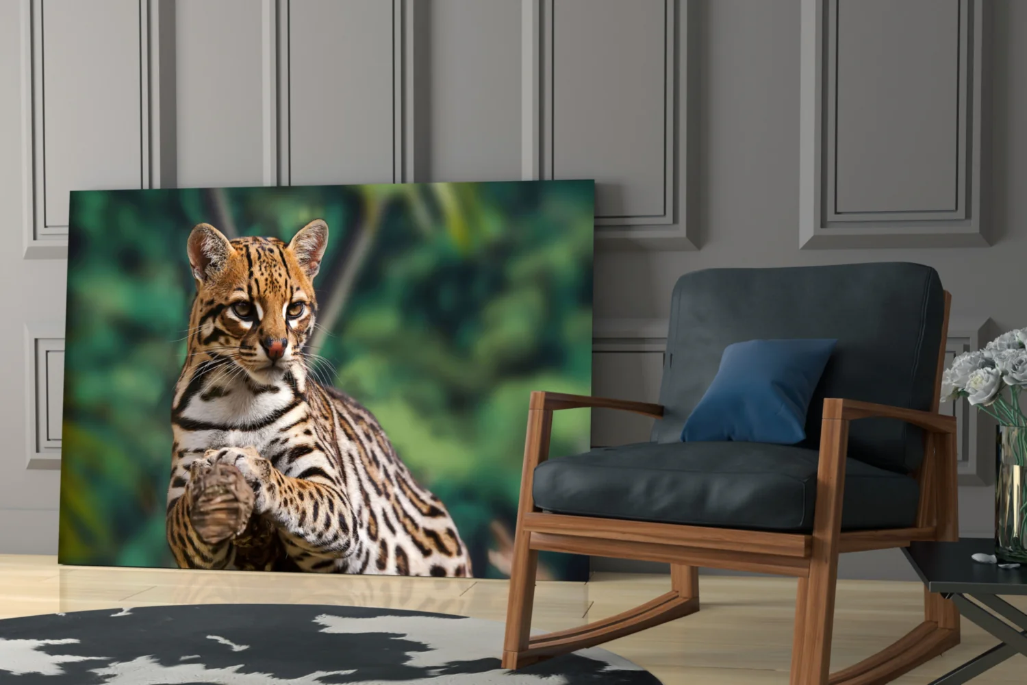 Cheetah Glass Wall Art - Image 7