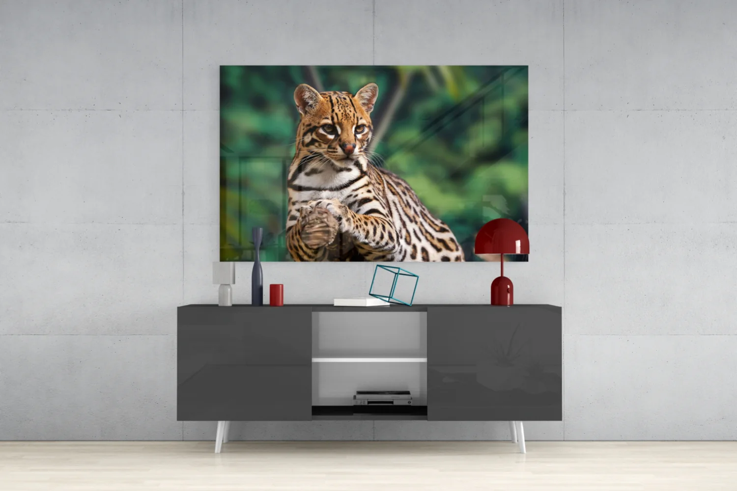 Cheetah Glass Wall Art - Image 9