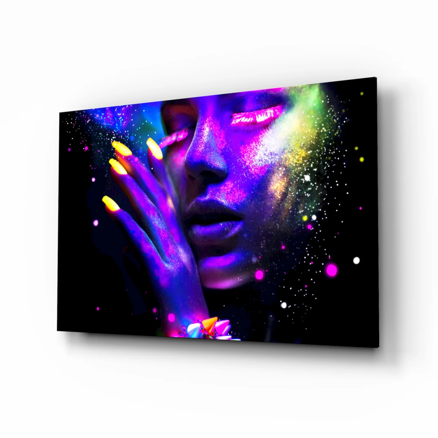 Neon Glass Wall Art - Image 2