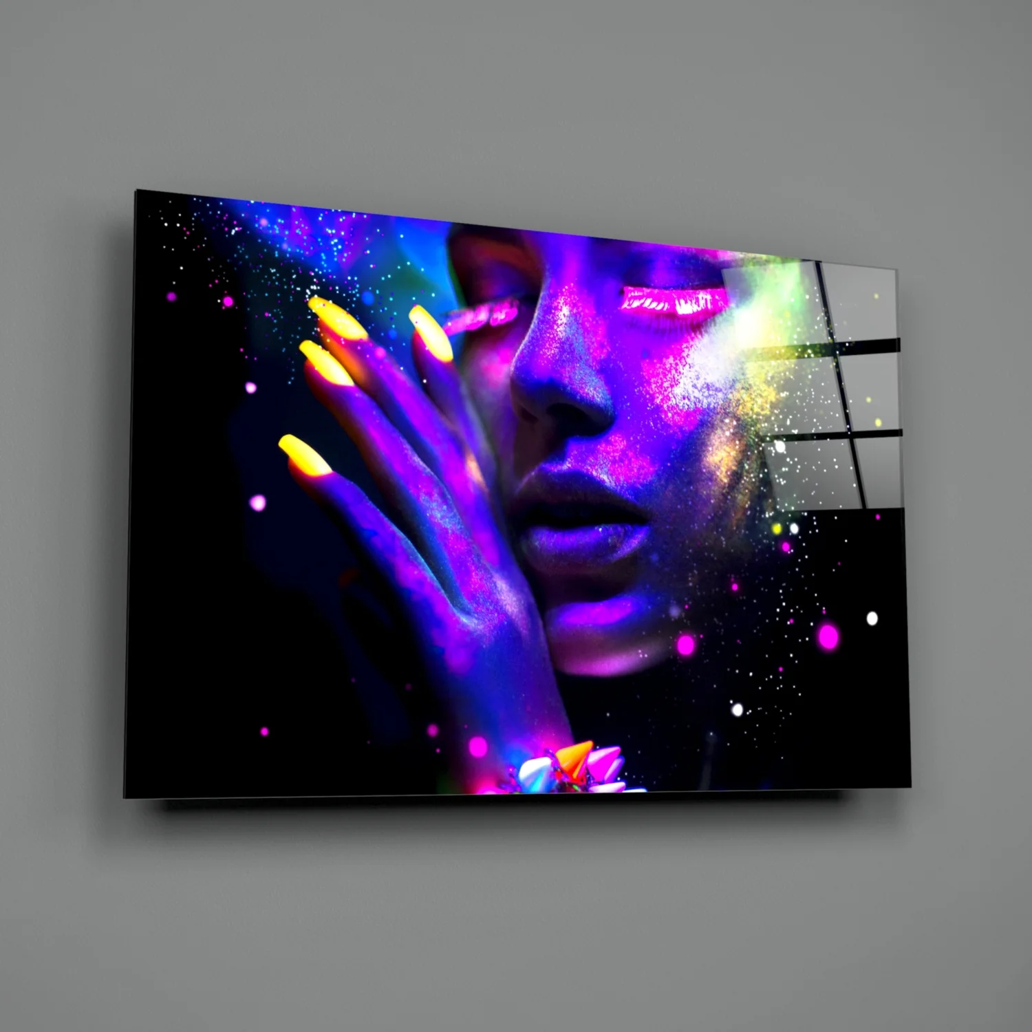 Neon Glass Wall Art - Image 3