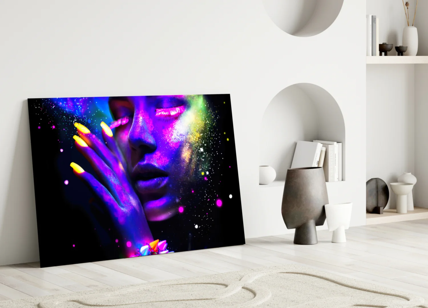 Neon Glass Wall Art - Image 4