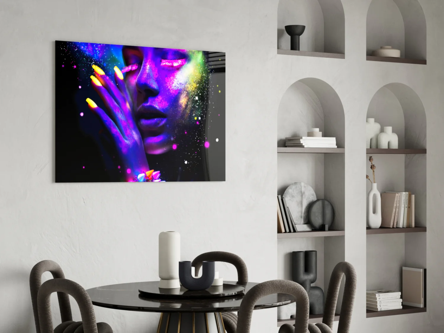 Neon Glass Wall Art - Image 6