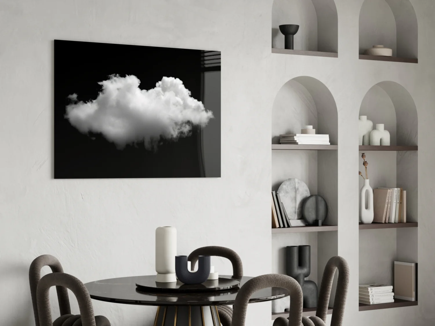 Cloud Glass Wall Art - Image 6