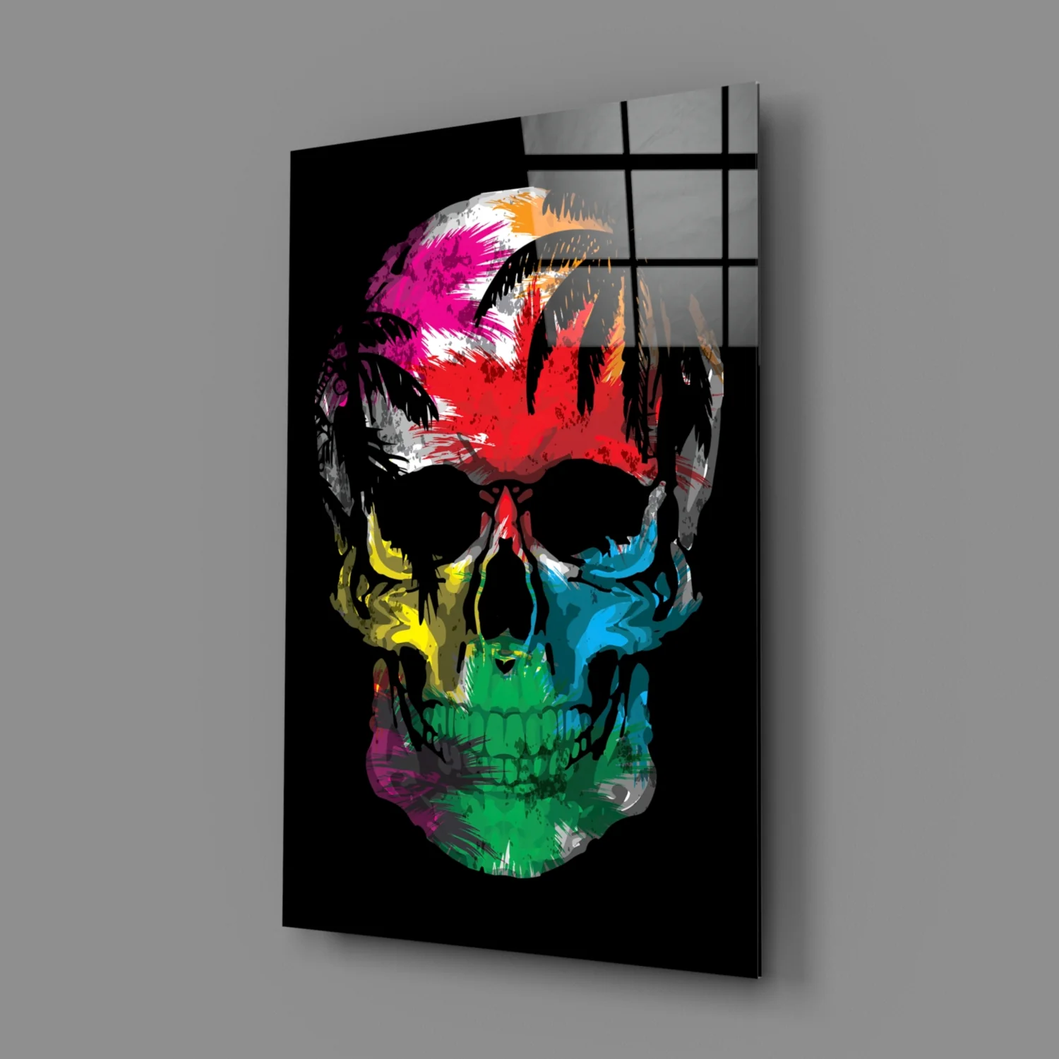 Skull Glass Wall Art - Image 3