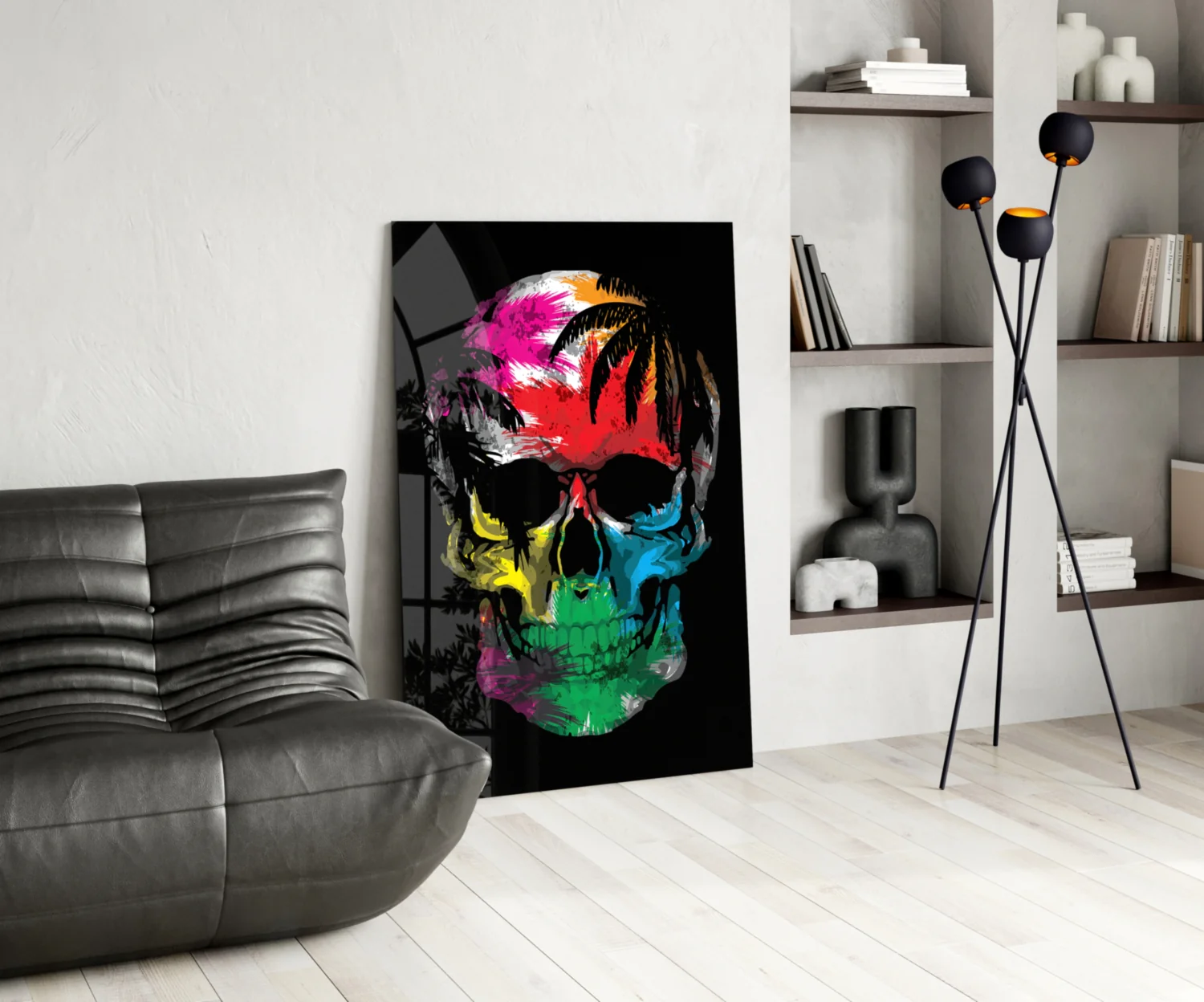 Skull Glass Wall Art - Image 6