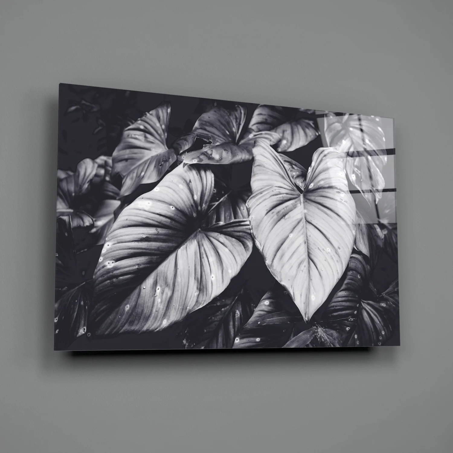 Leaves Glass Wall Art - Image 3