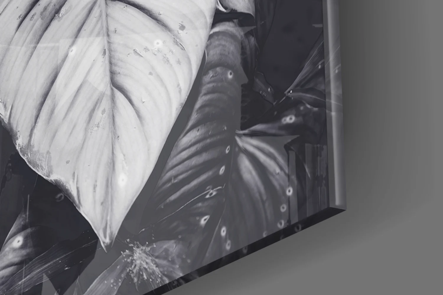 Leaves Glass Wall Art - Image 8