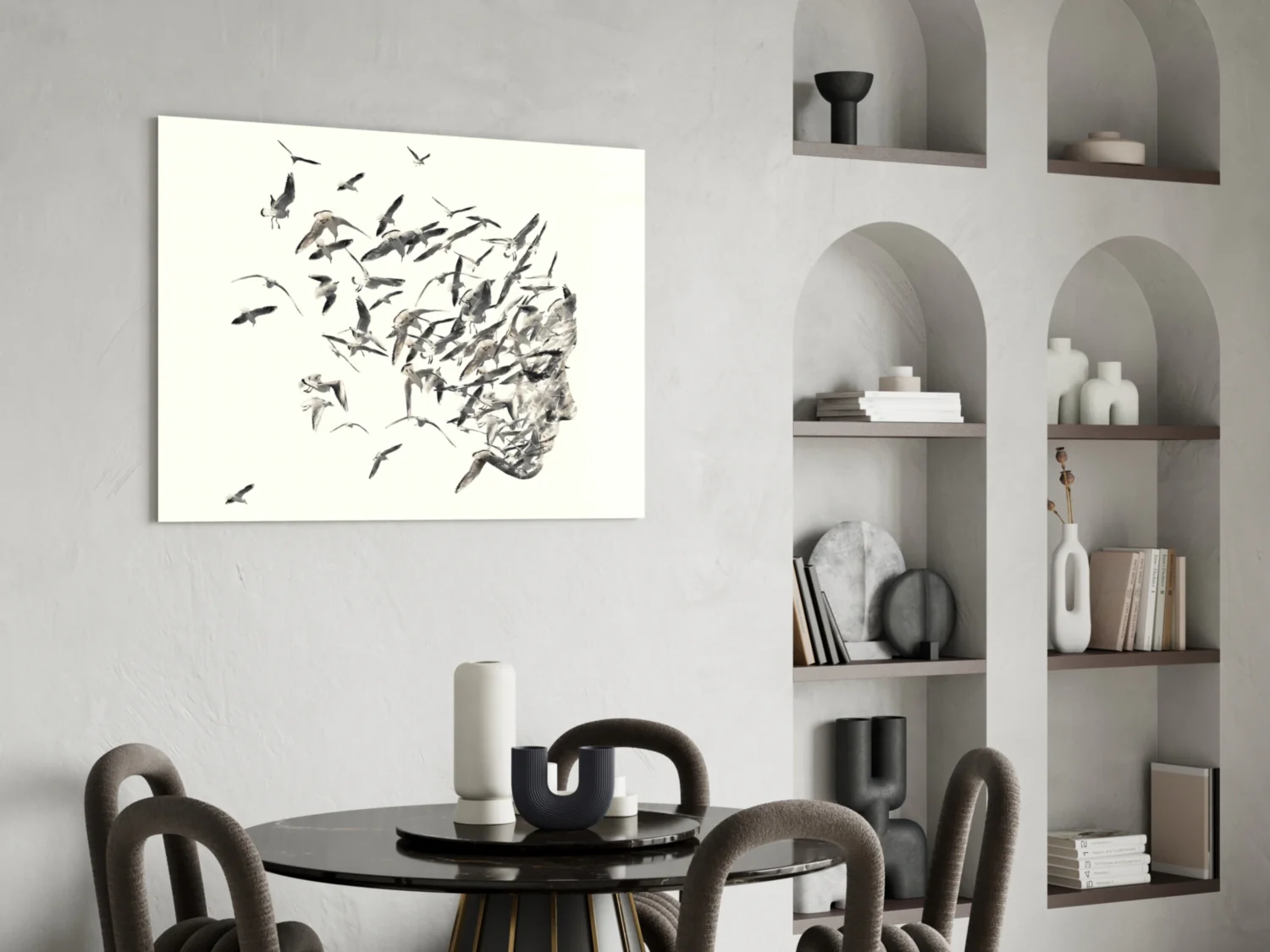 Free Thoughts Glass Wall Art - Image 6
