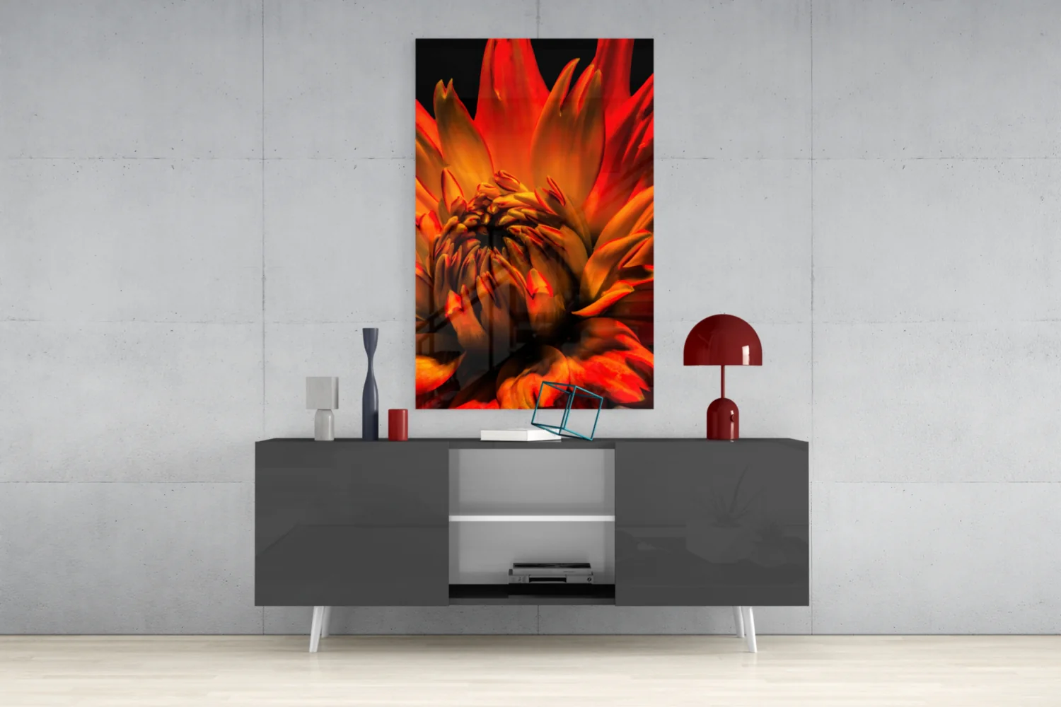 Flower Glass Wall Art - Image 9