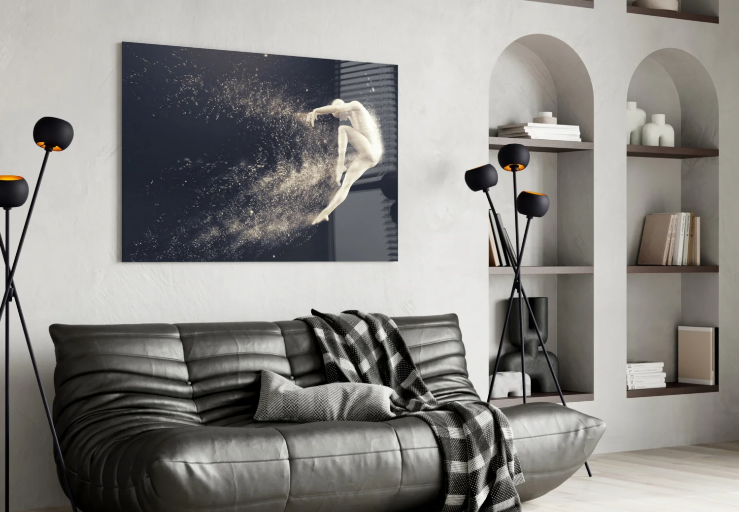 Dance of the Spirit Glass Wall Art - Image 5