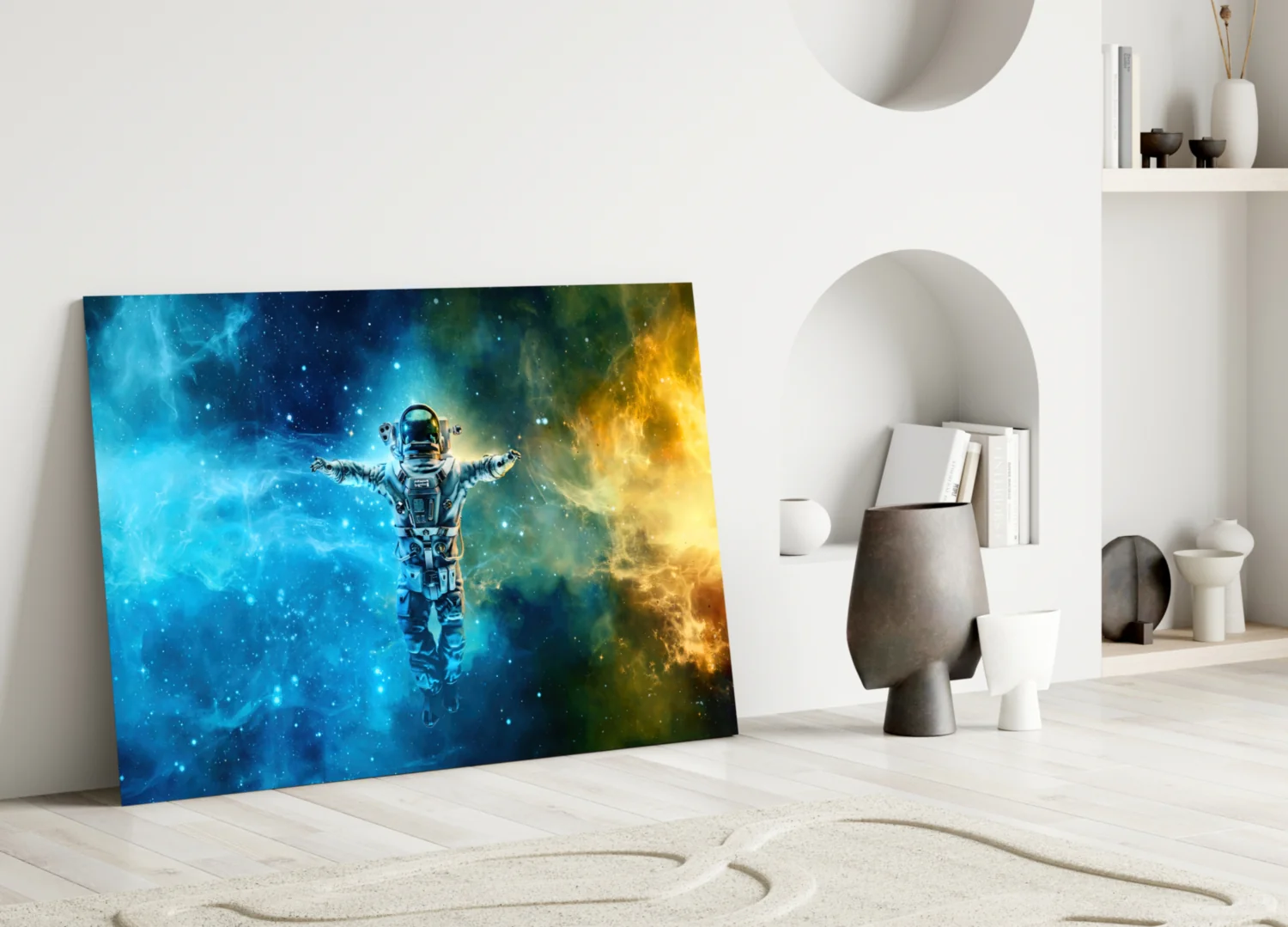 Astronaut Glass Wall Art - Image 4