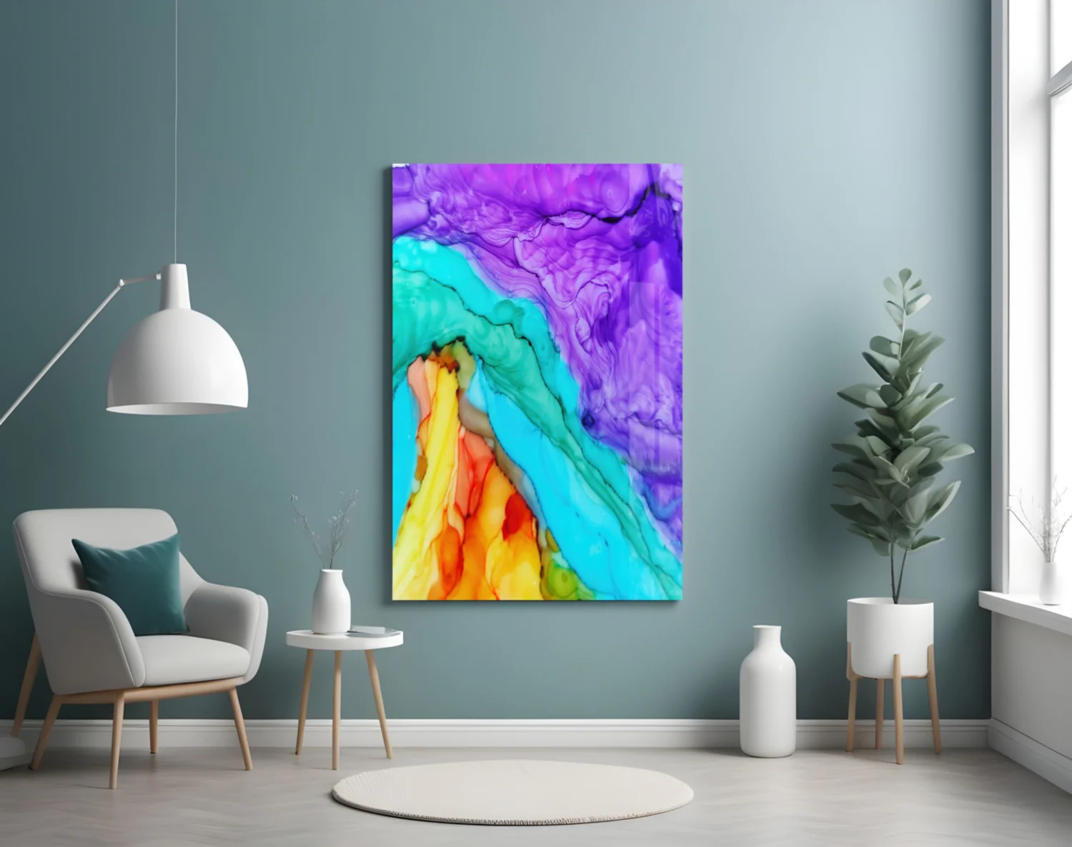 Colors Glass Wall Art - Image 5