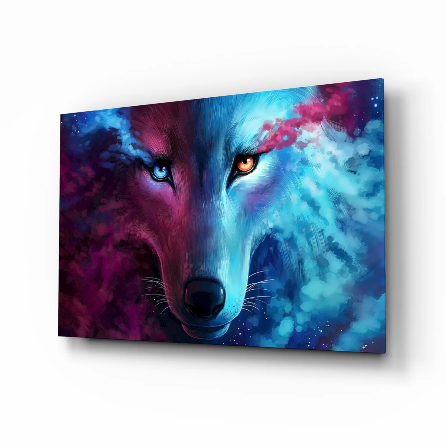 Wolf Glass Wall Art - Image 2