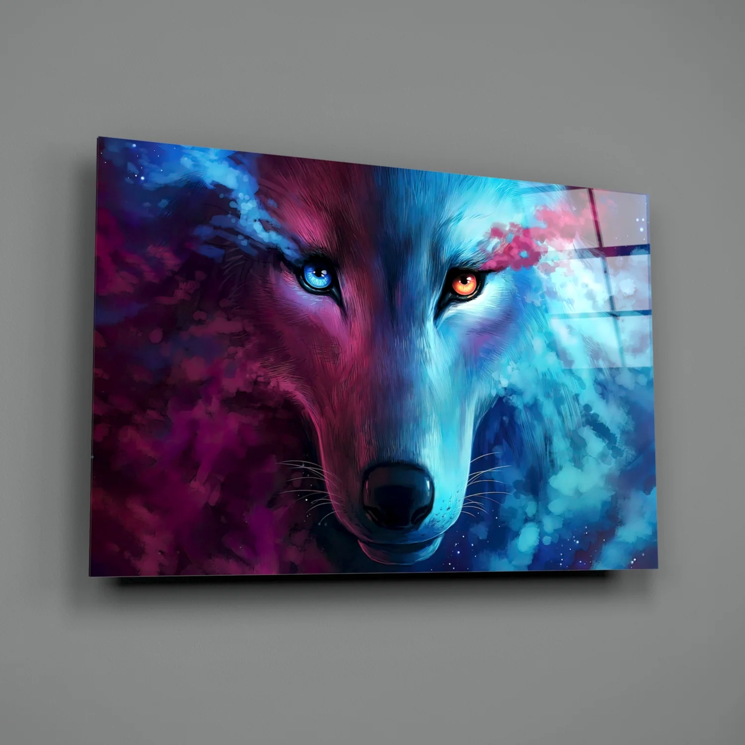Wolf Glass Wall Art - Image 3