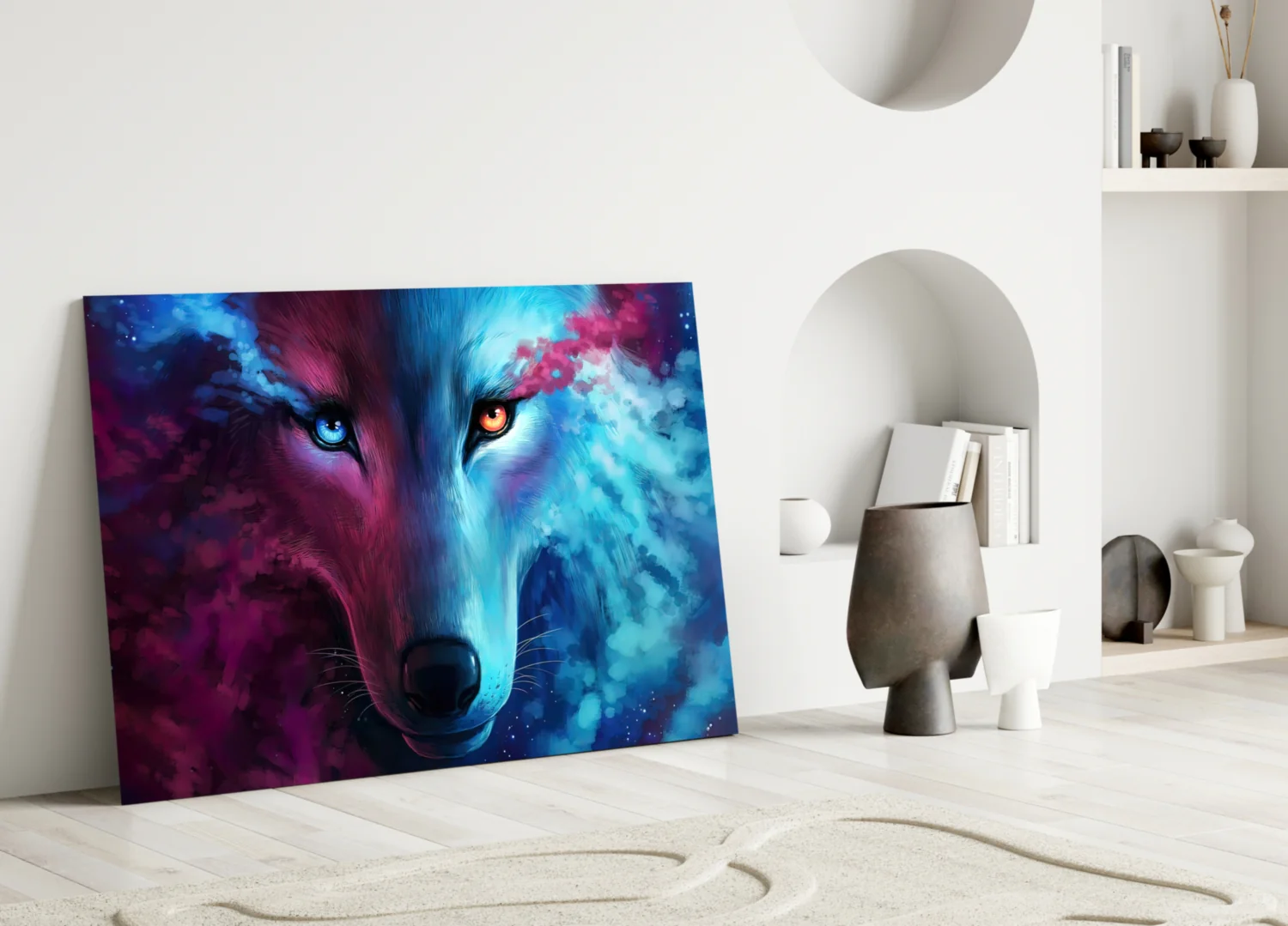 Wolf Glass Wall Art - Image 4