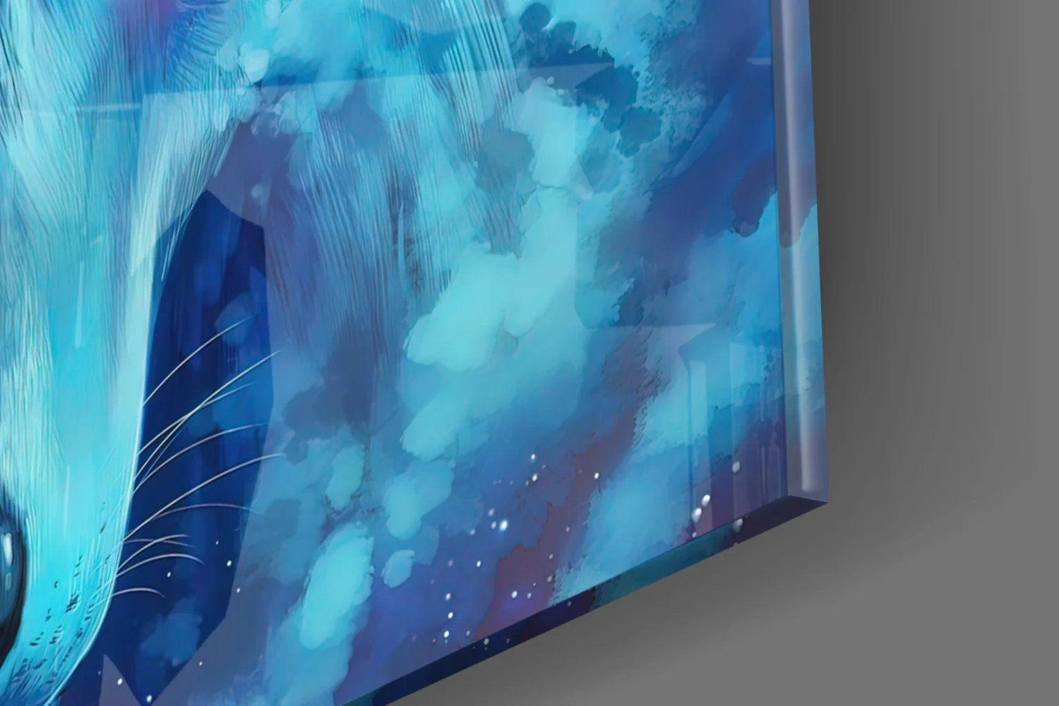 Wolf Glass Wall Art - Image 8