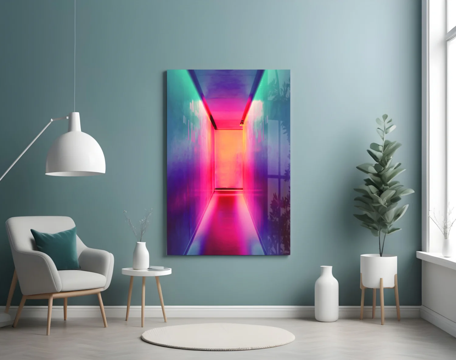 Colored Room Glass Wall Art - Image 5