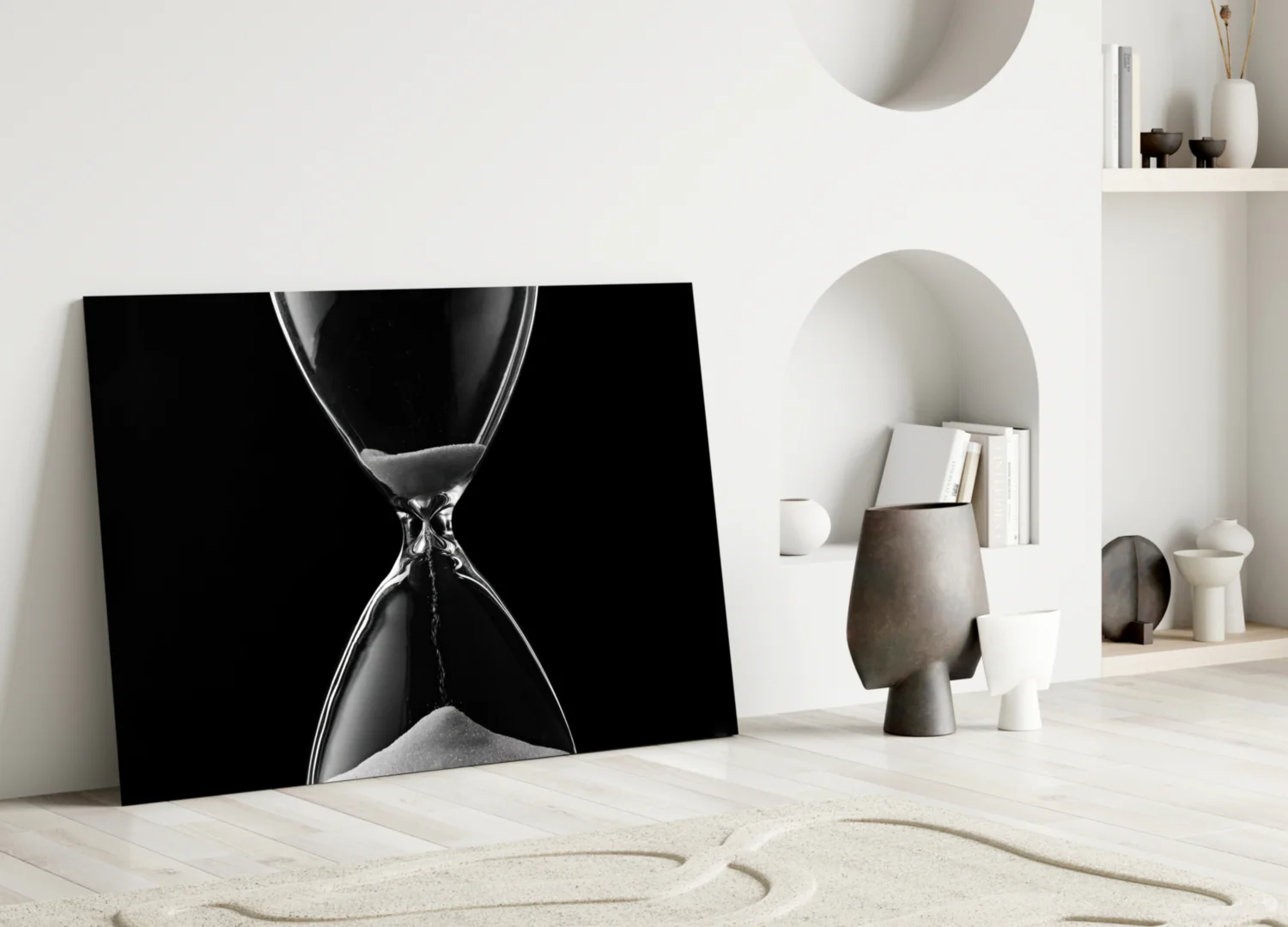 Hourglass Glass Wall Art - Image 4