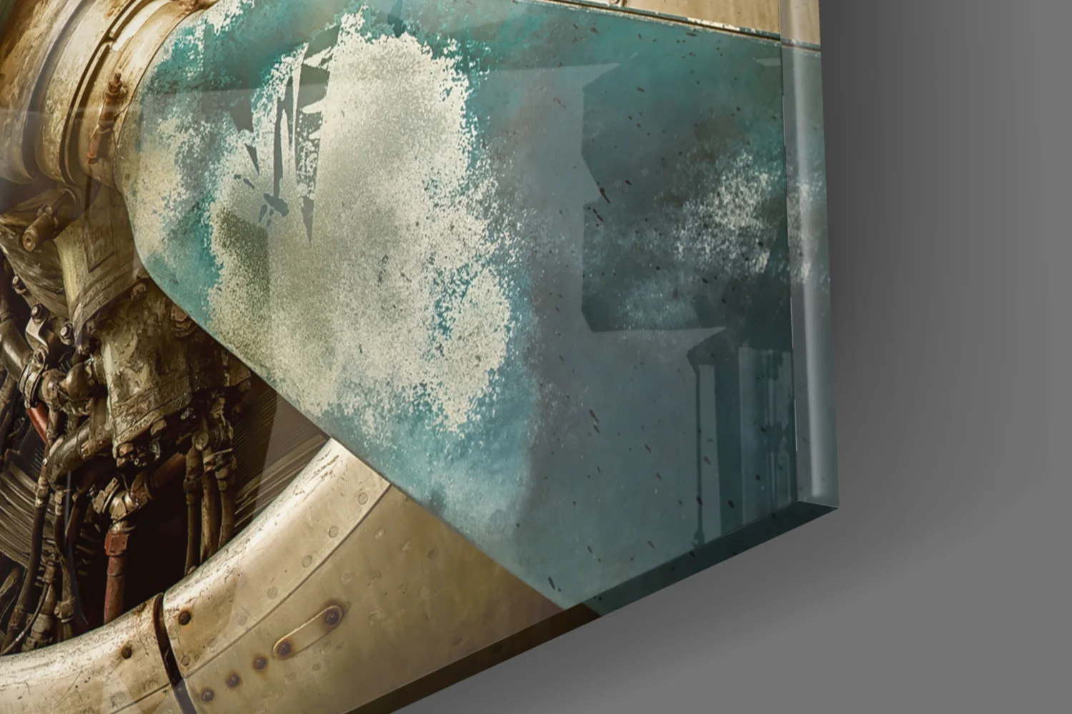 Airplane Glass Wall Art - Image 8