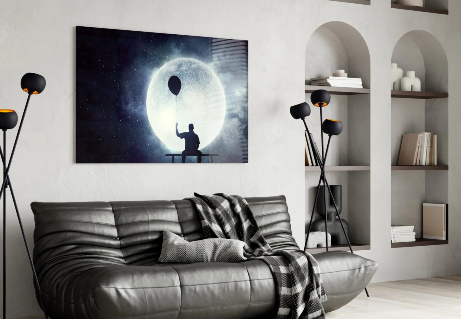 Balloon Thoughts Glass Wall Art - Image 5
