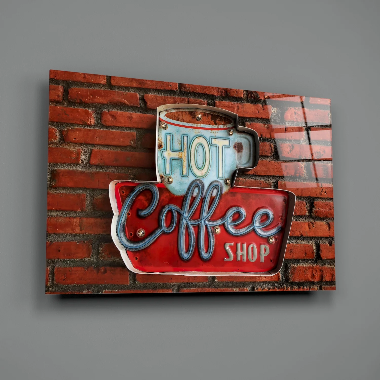 Hot Coffee Glass Wall Art - Image 3