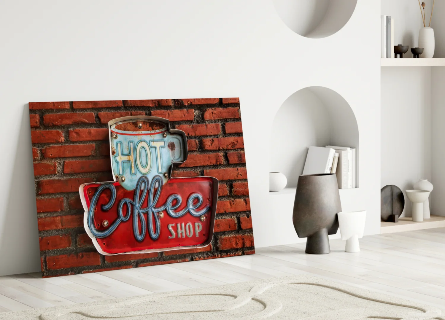 Hot Coffee Glass Wall Art - Image 4