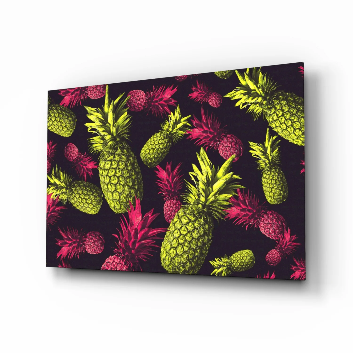 Pineapples Glass Wall Art - Image 2