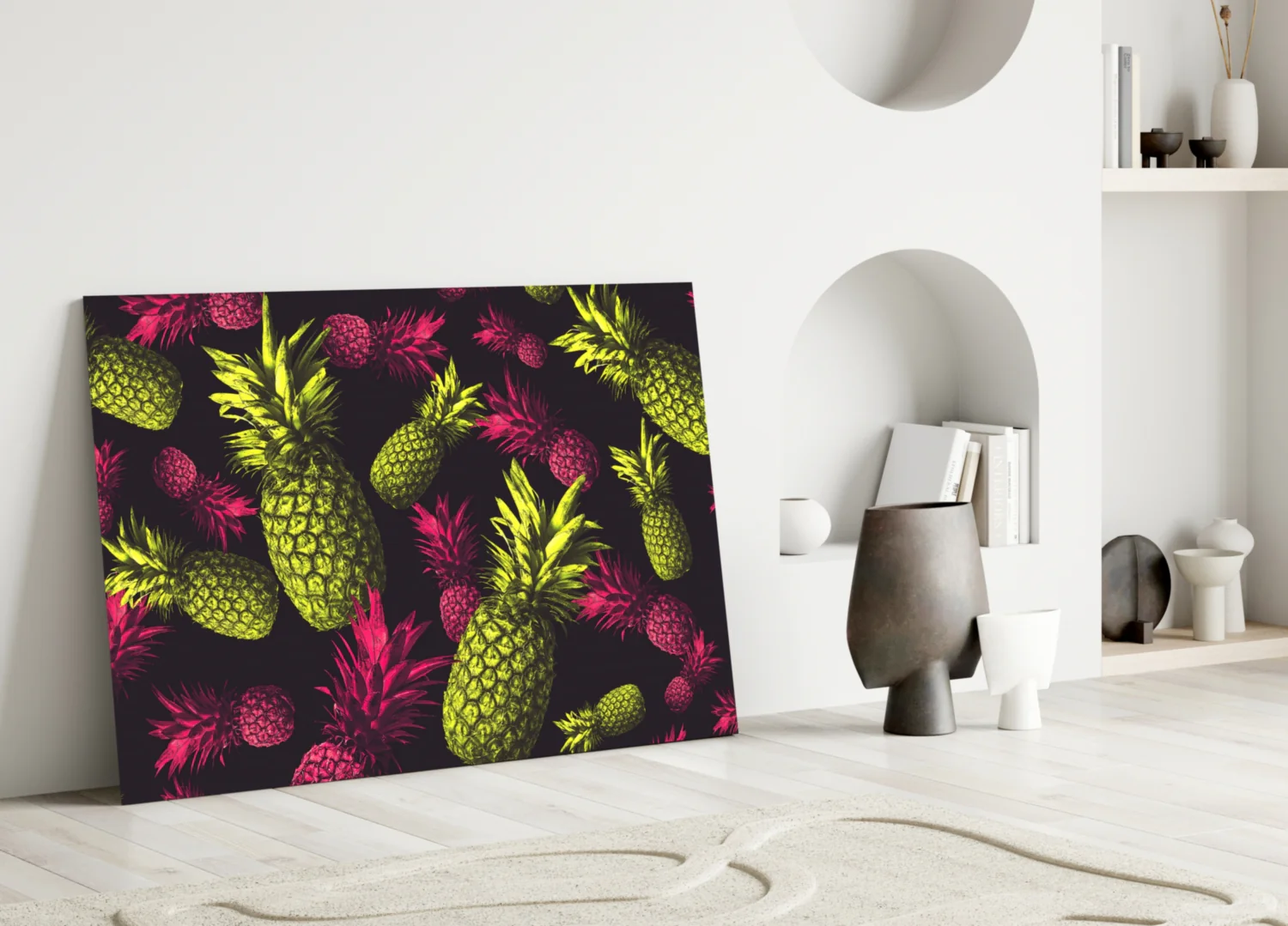 Pineapples Glass Wall Art - Image 4