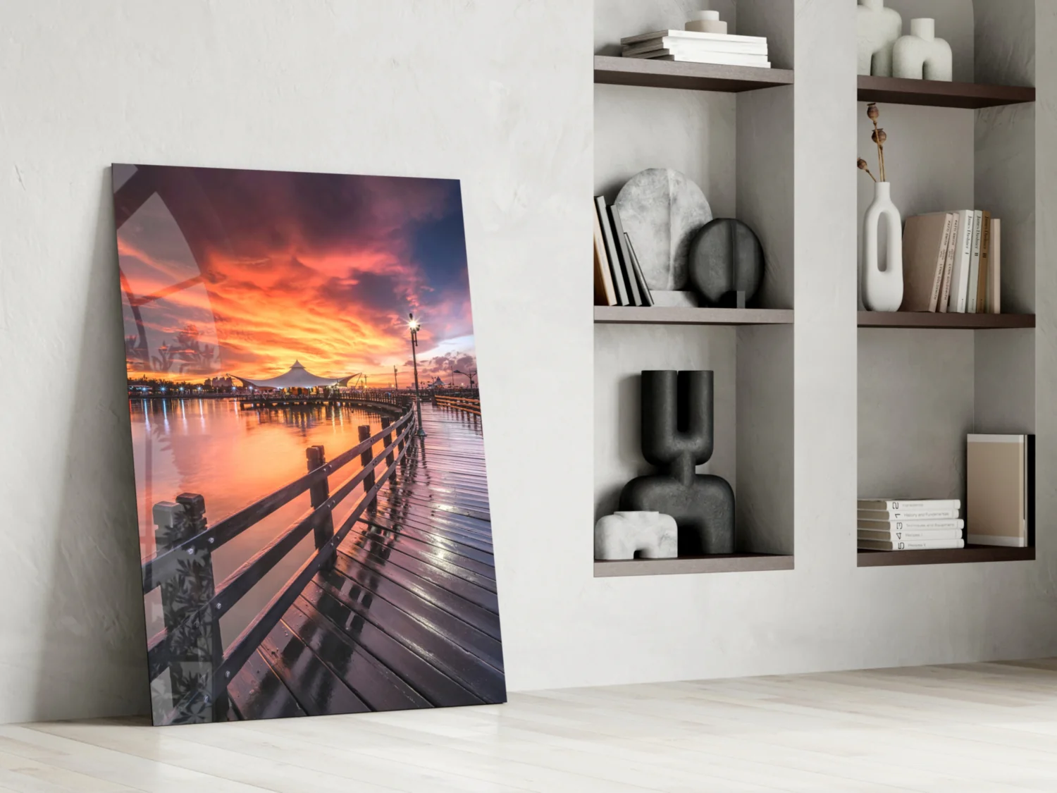 Bridge of Love Glass Wall Art - Image 7