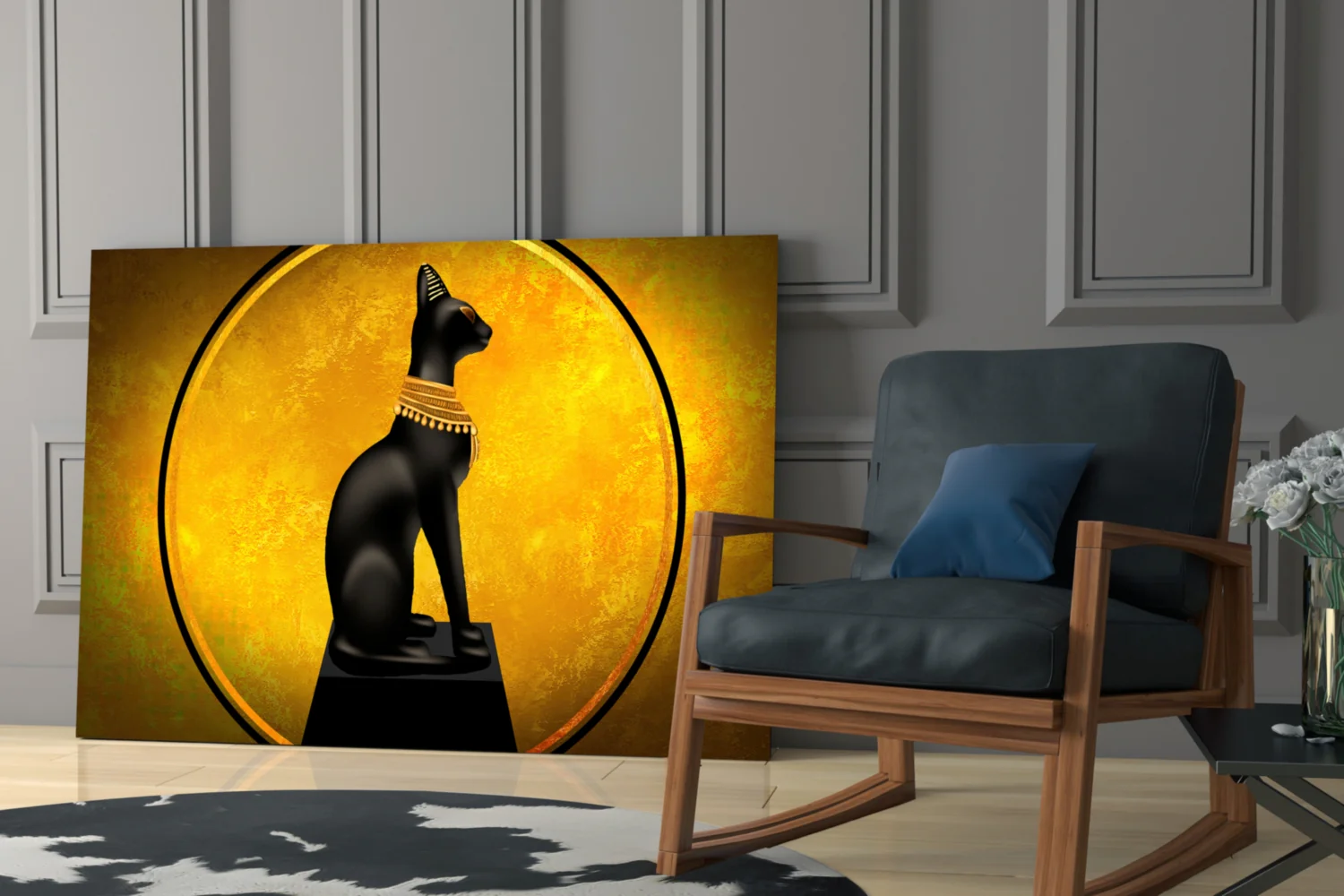 Cat Glass Wall Art - Image 7