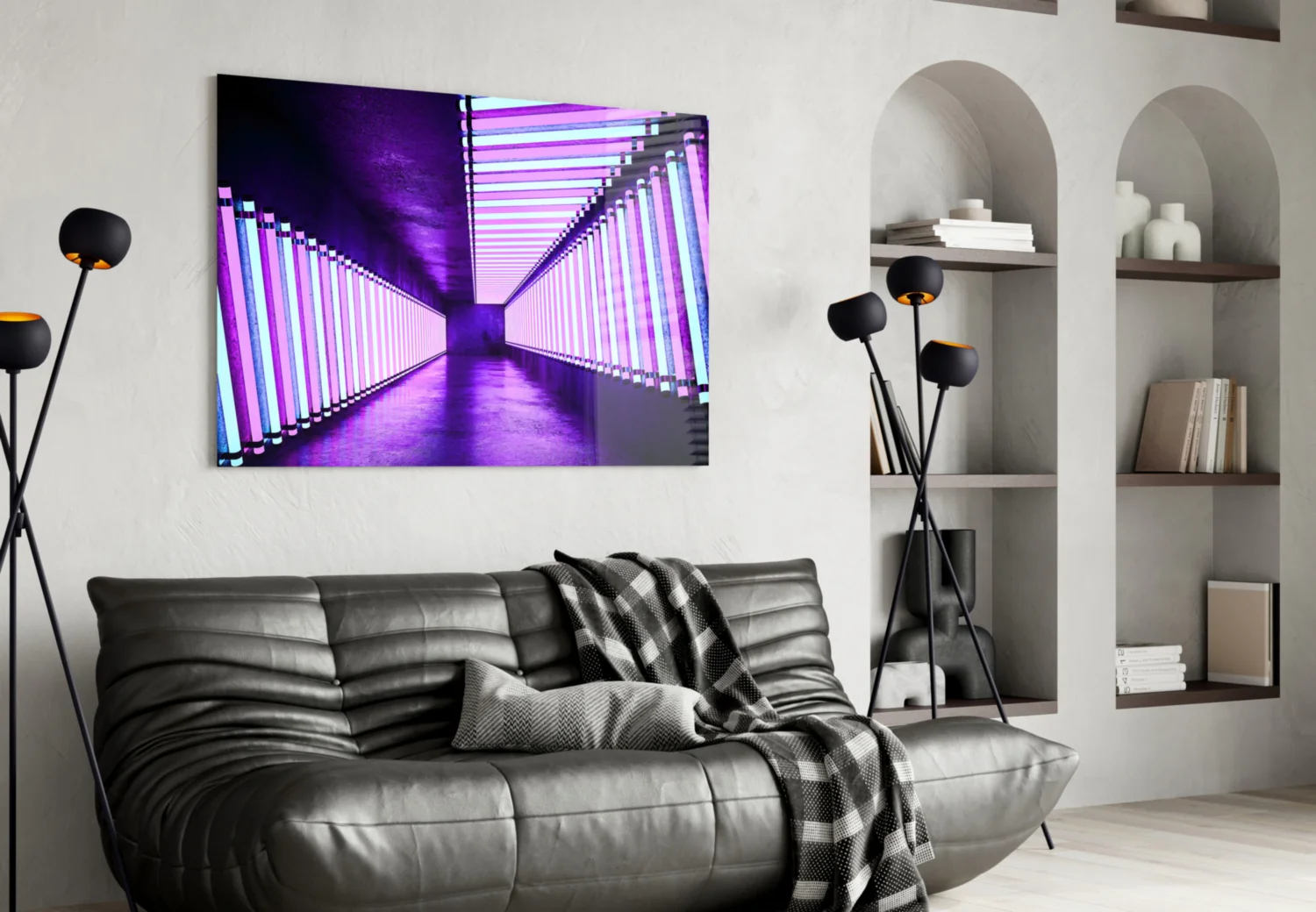 Neon Glass Wall Art - Image 5