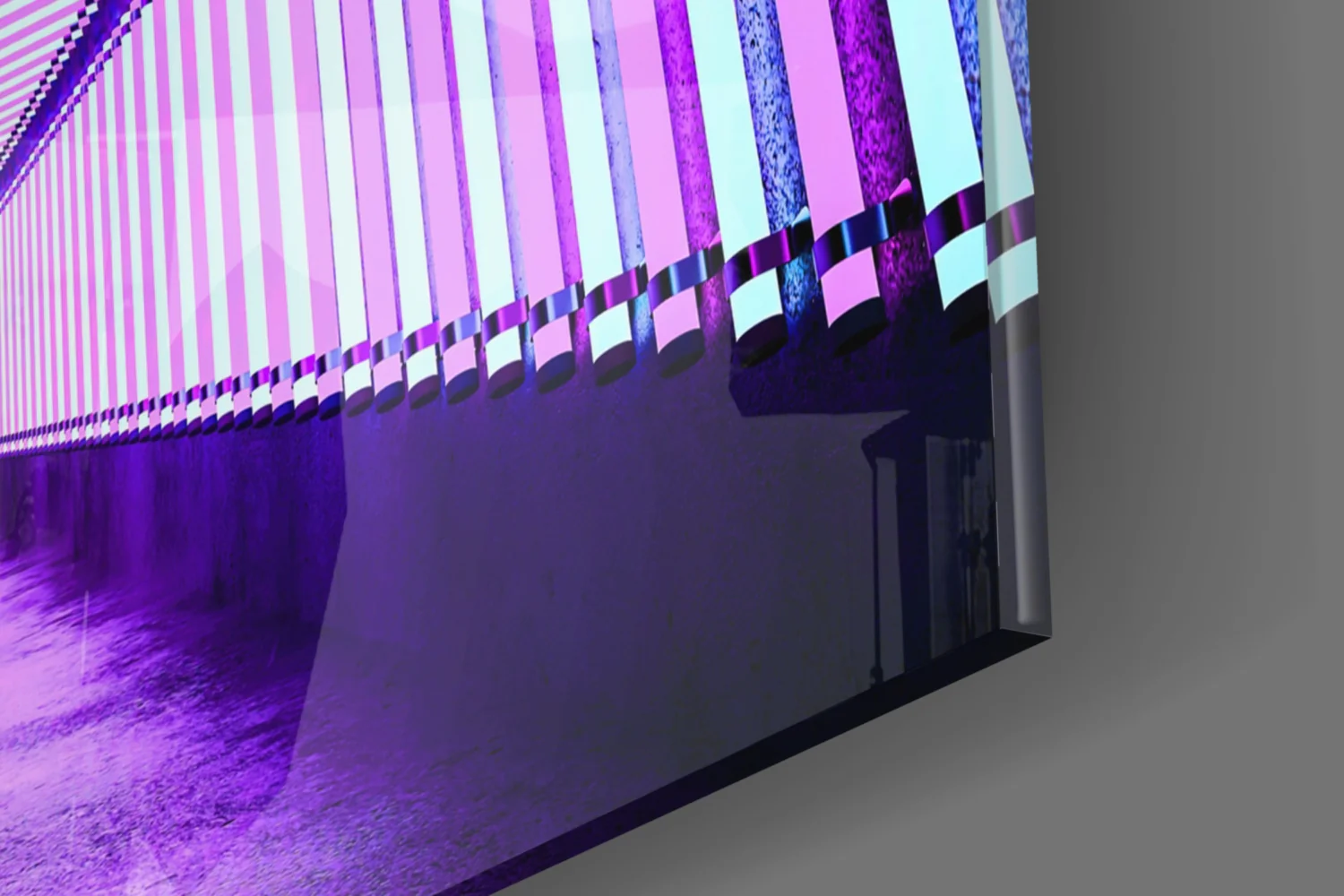 Neon Glass Wall Art - Image 8