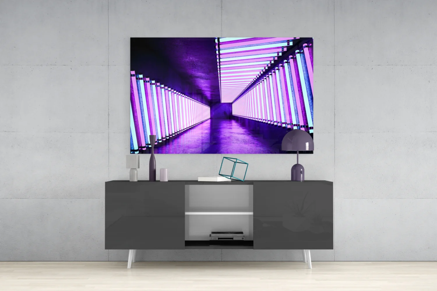 Neon Glass Wall Art - Image 9